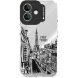 Capa TPU Case and Me Emily in Paris para iPhone 16 - Prateado Espelhado Torre Eiffel Online Hot Sale