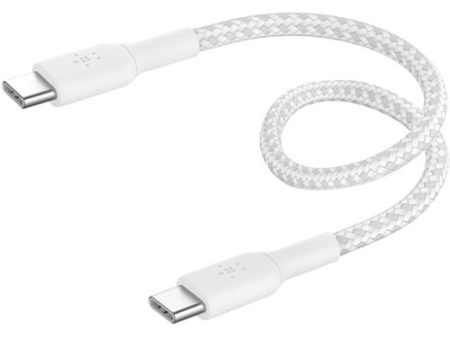 Cabo USB-C Belkin BoostCharge - 0.15m - Branco For Cheap