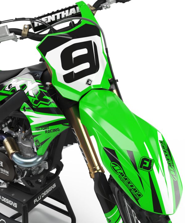 Pro Team Series Six Design Complete Custom Kit- Kawasaki on Sale