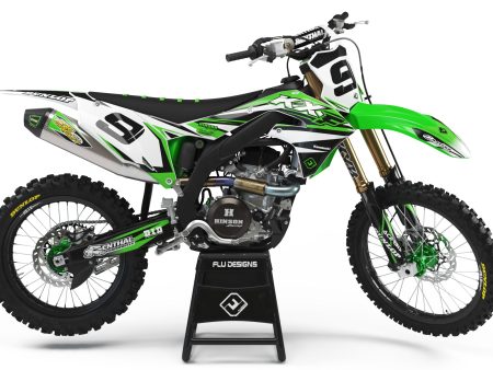 Pro Team Series Three Design Complete Custom Kit- Kawasaki Discount