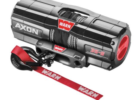 WARN AXON 3500-S Winch with Synthetic Rope Fashion