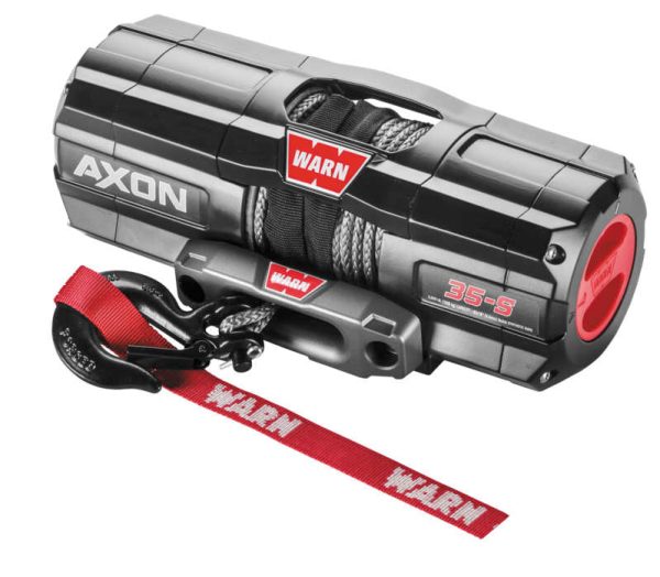 WARN AXON 3500-S Winch with Synthetic Rope Fashion