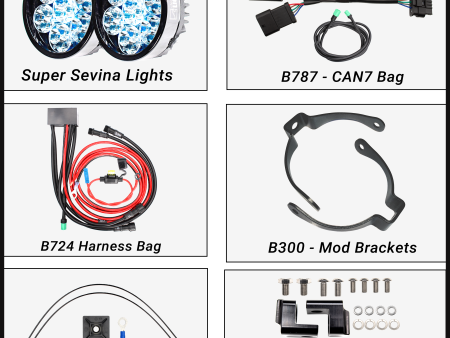 Super Sevina (BMW R1300GSA) LED Lights Sale