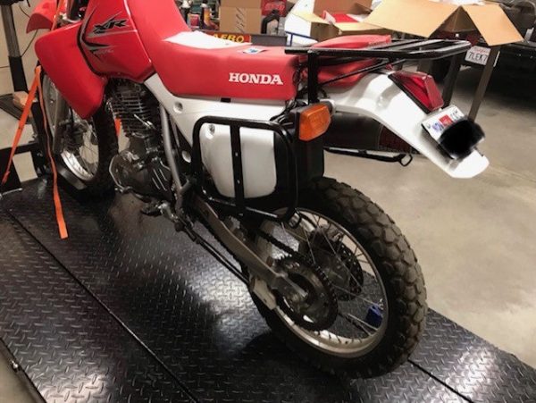 1993-2023 Honda XR650L heavy duty side rack. Online Sale