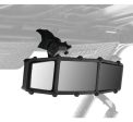 ATV UTV Tek Elite Series Center Rear View Mirror with Dual Blindspot Mirrors Cheap