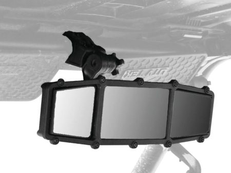 ATV UTV Tek Elite Series Center Rear View Mirror with Dual Blindspot Mirrors Cheap