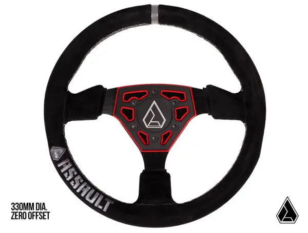 ASSAULT INDUSTRIES UNIVERSAL NAVIGATOR SUEDE UTV STEERING WHEEL Online