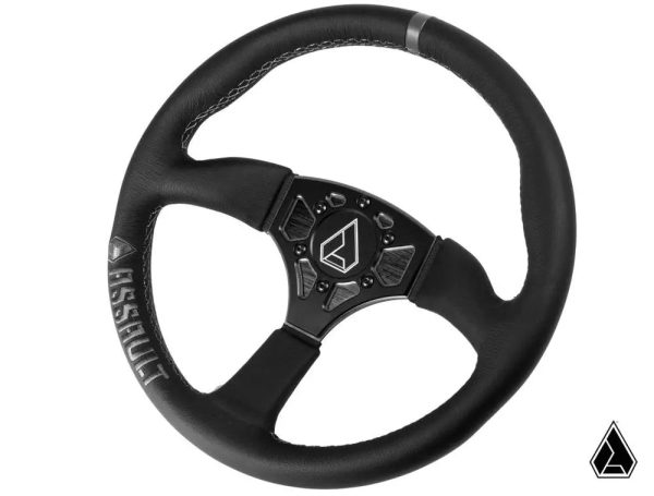 ASSAULT INDUSTRIES 350R LEATHER UTV STEERING WHEEL Sale