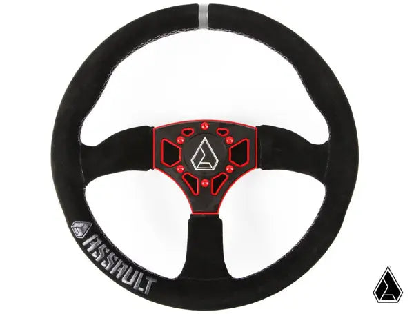 ASSAULT INDUSTRIES 350R SUEDE UTV STEERING WHEEL on Sale