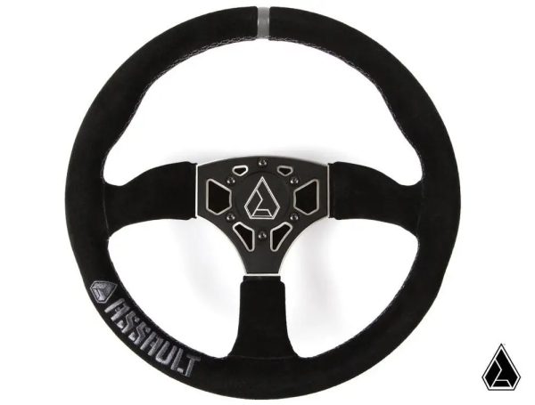 ASSAULT INDUSTRIES 350R SUEDE UTV STEERING WHEEL on Sale