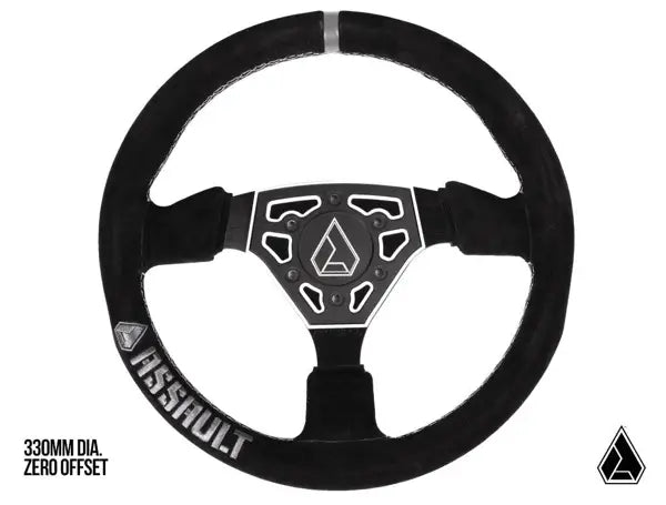 ASSAULT INDUSTRIES UNIVERSAL NAVIGATOR SUEDE UTV STEERING WHEEL Online