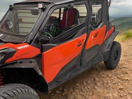 CANAM MAVERICK SPORT TRAIL 4-SEAT Cab Enclosure  THE VAULT  Upper Side Doors & Panels (Patent Pending) on Sale