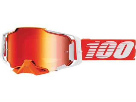 100% Armega Goggle Regal with Red Mirror Lens For Cheap