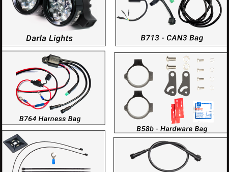 Darla (BMW R1250GSAW  water-cooled ) LED Lights Sale