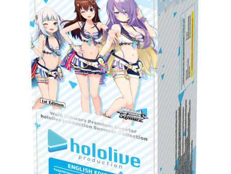 Weiss Schwarz: hololive production Summer Collection - Premium Booster Box (6 Packs) Online Hot Sale